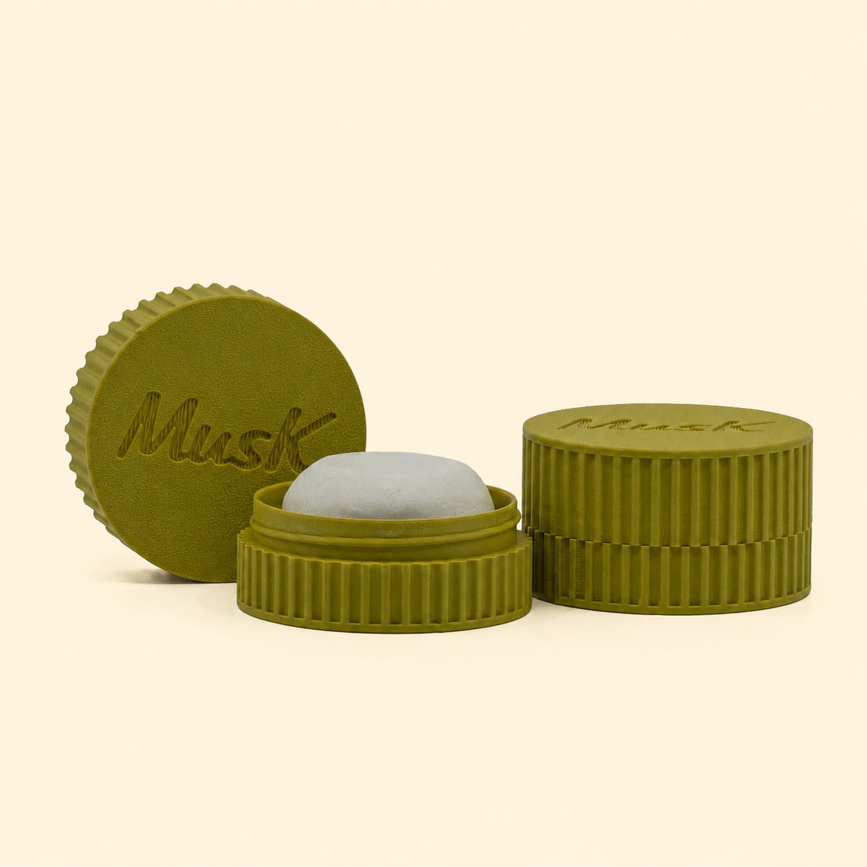SHAMPOO BAR CARRIER 40 g – YELLOW-GREEN