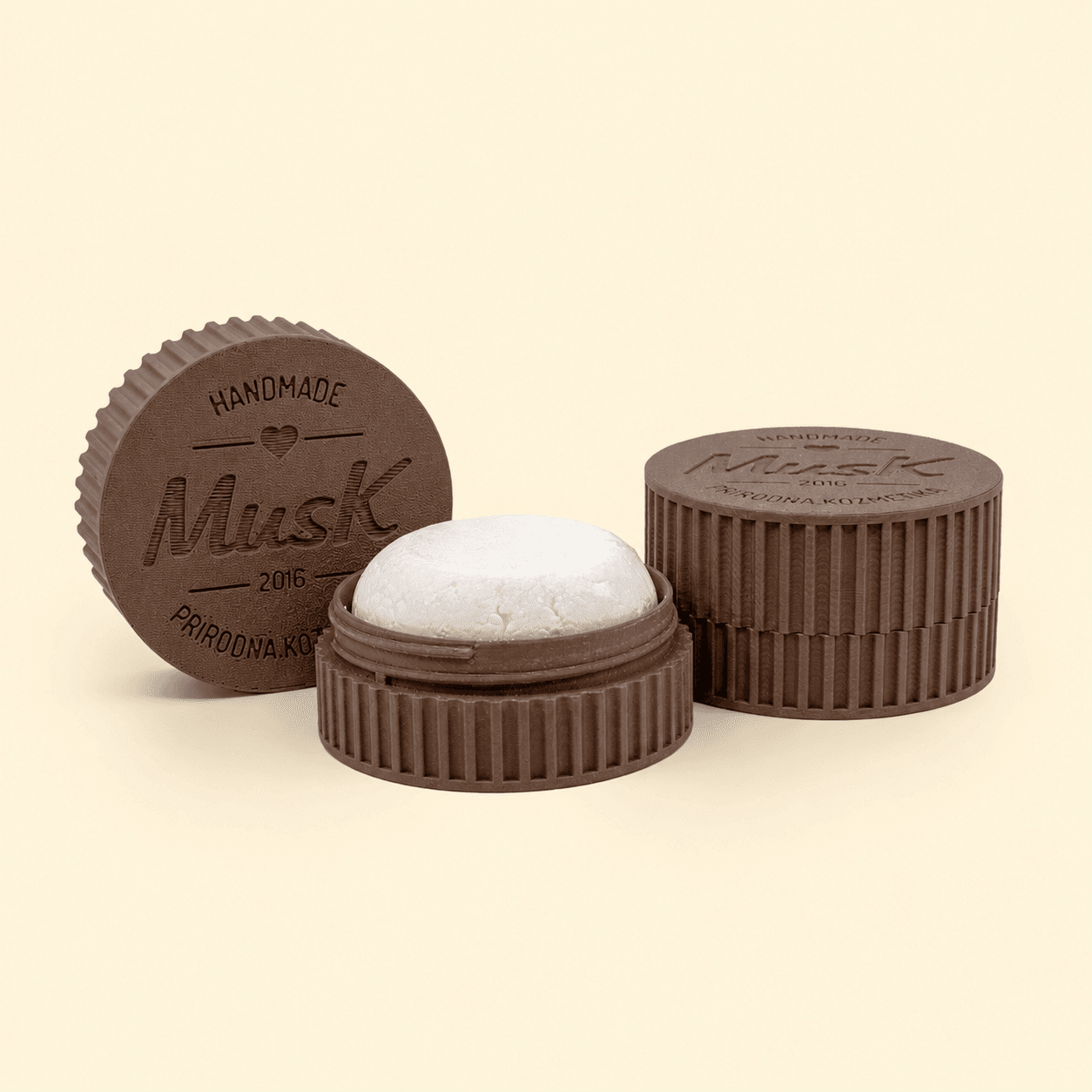 SHAMPOO BAR CARRIER 80 g – BROWN