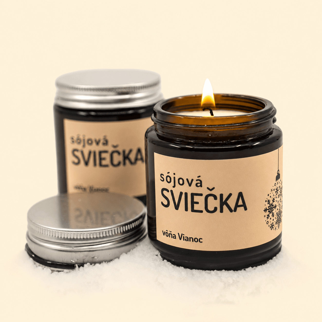 SÓJOVÁ SVÍČKA, VŮNĚ VÁNOC 100 g