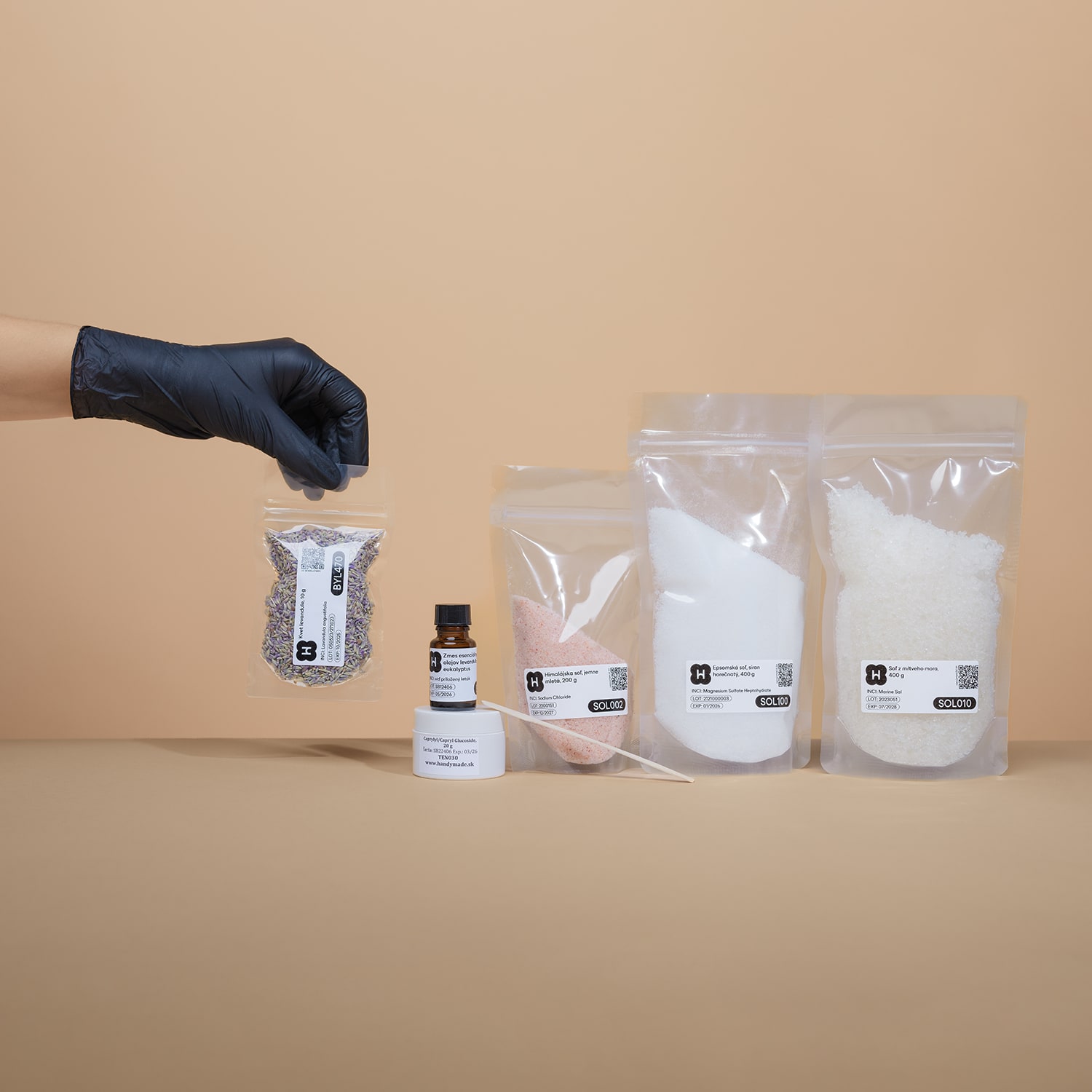 Make your own BATH SALT Lavender / Eucalyptus, DIY kit