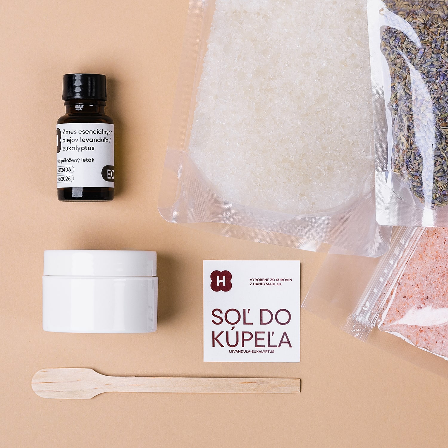 Make your own BATH SALT Lavender / Eucalyptus, DIY kit